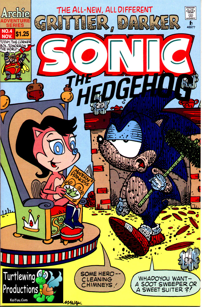 Sonic - Archie Adventure Series November 1993 Comic cover page
